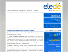 Tablet Screenshot of elede.com.mx